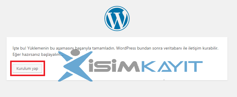 wordpress kurulum 