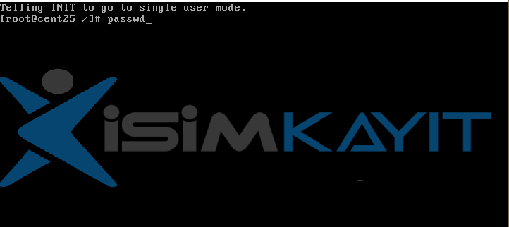 centos 6 şifre sıfırlama