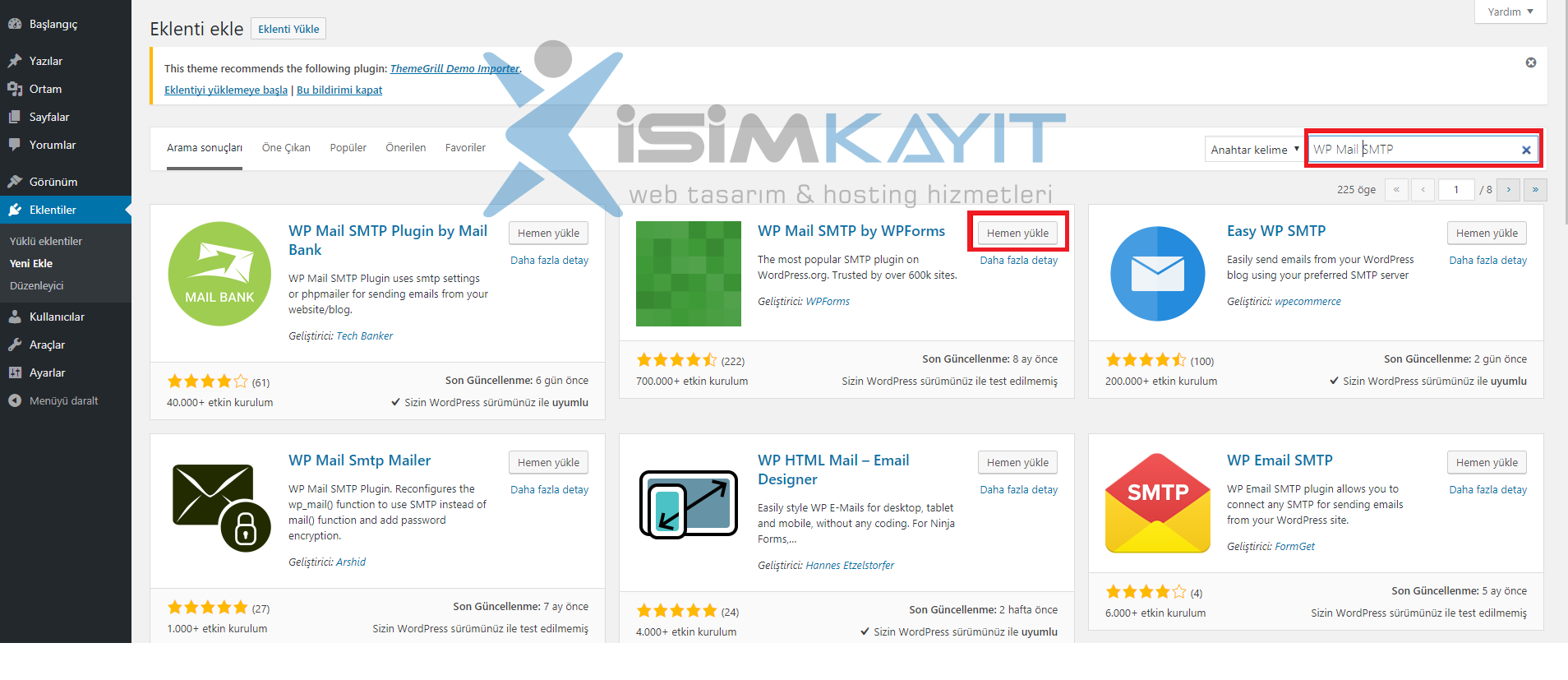 WP Mail SMTP Kurulumu